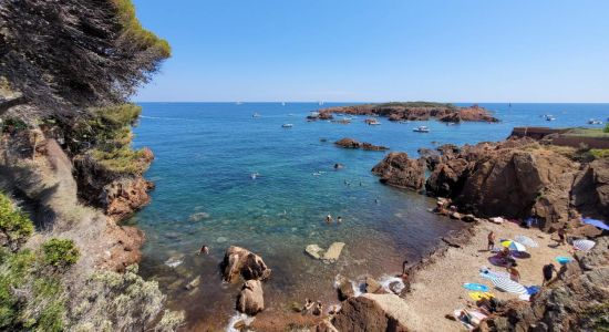 Plage Les Roches de l'ile des Vieilles