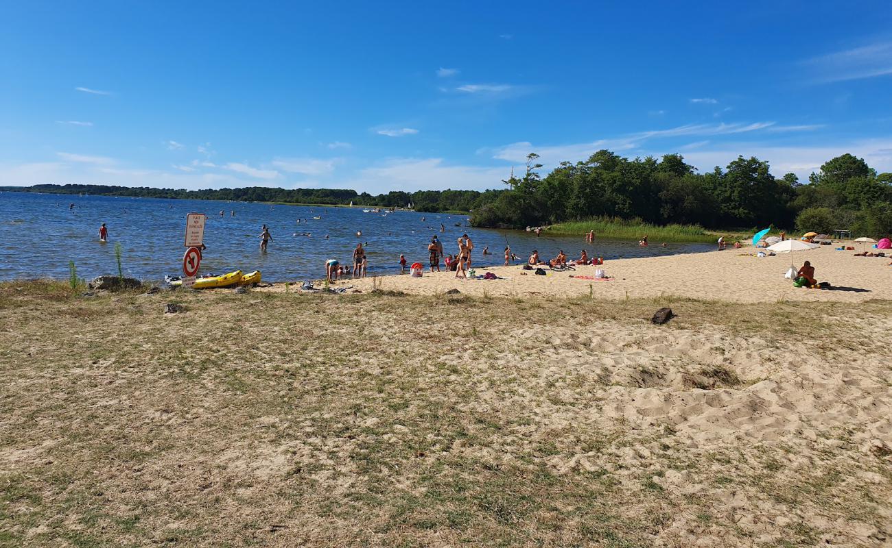 Фото Plage Parentis en Born с светлый песок поверхностью