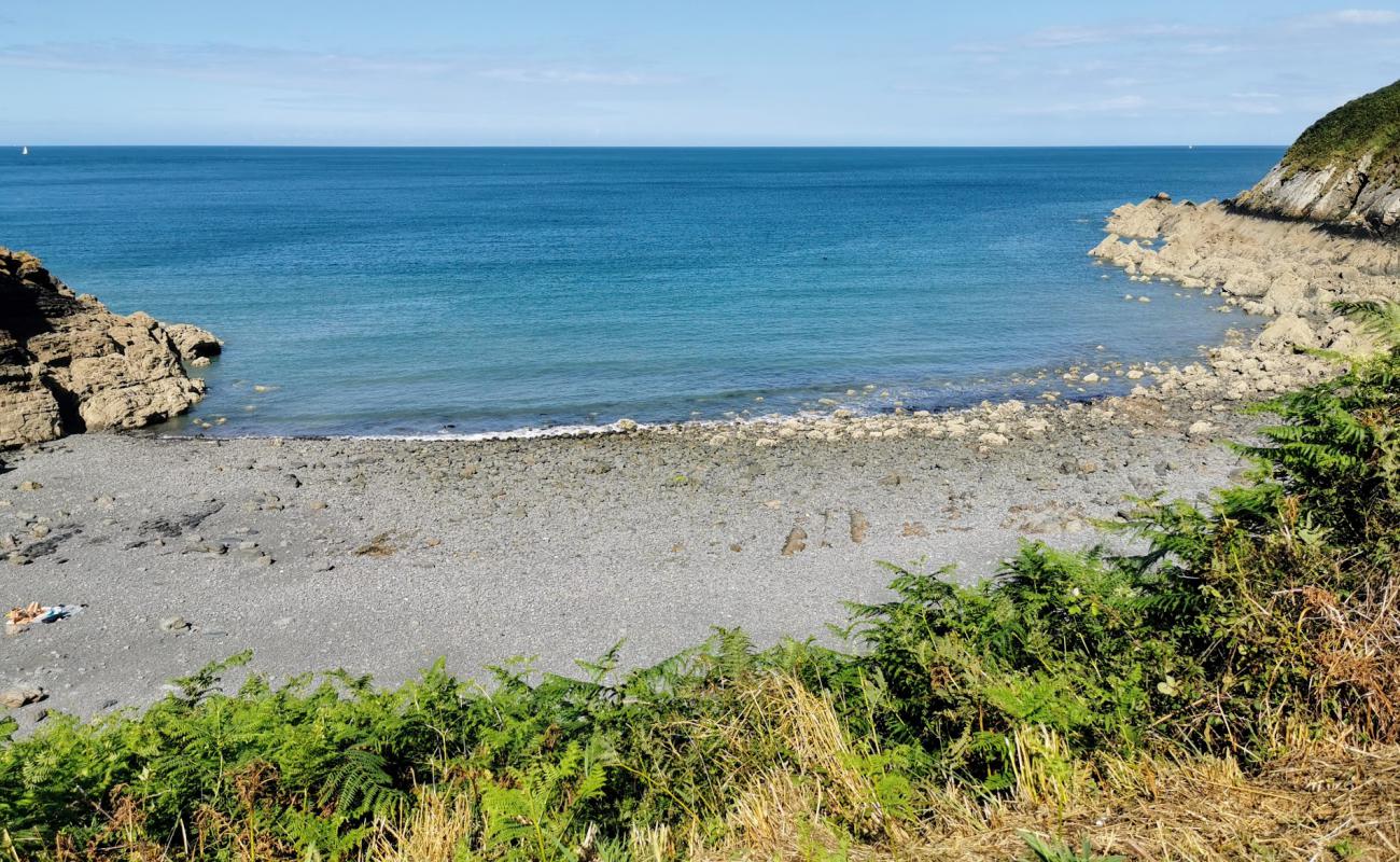 Фото Plage du Pointe de Pors Pin с серая галька поверхностью