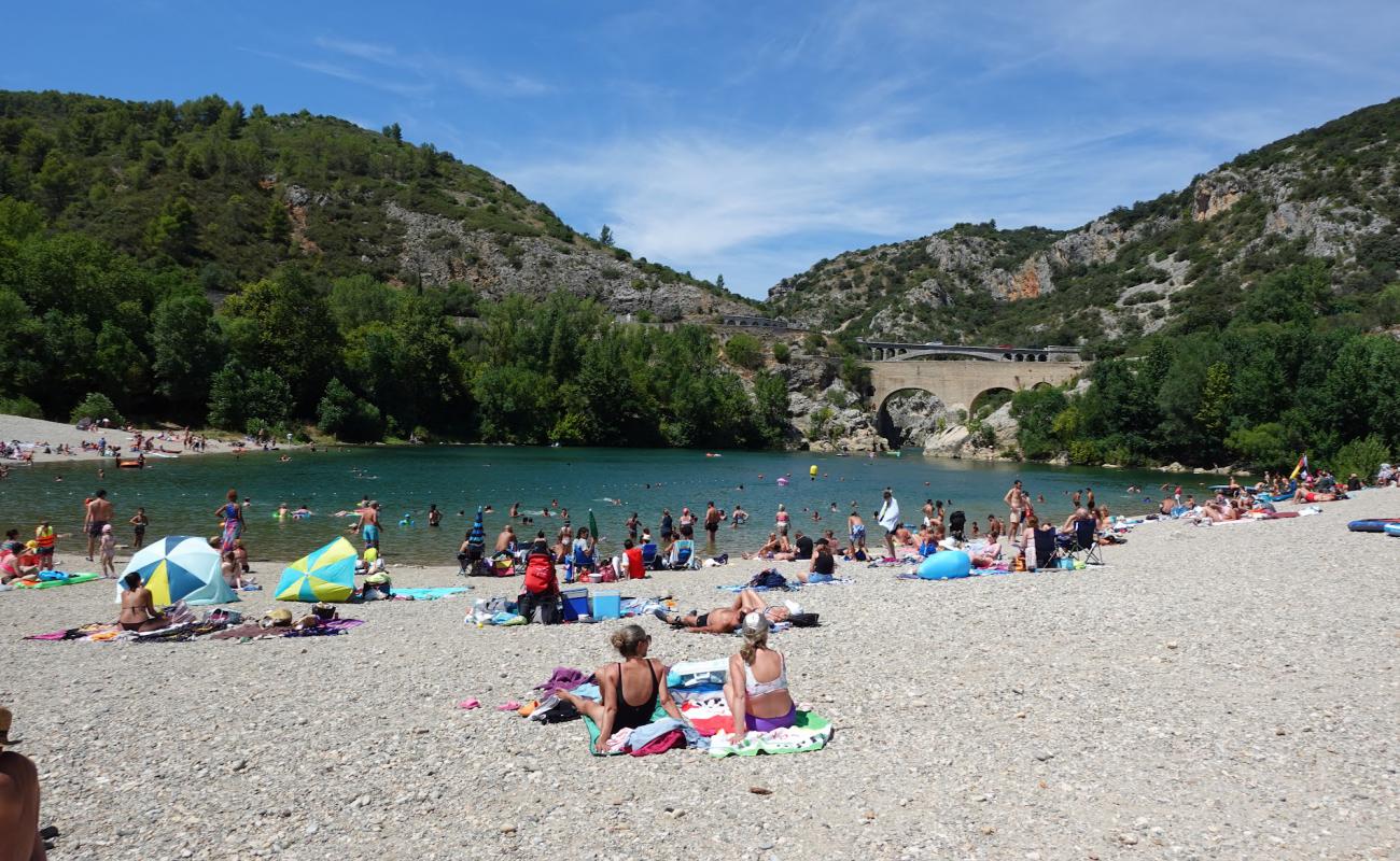 Фото Plage du Pont du Diable с камни поверхностью