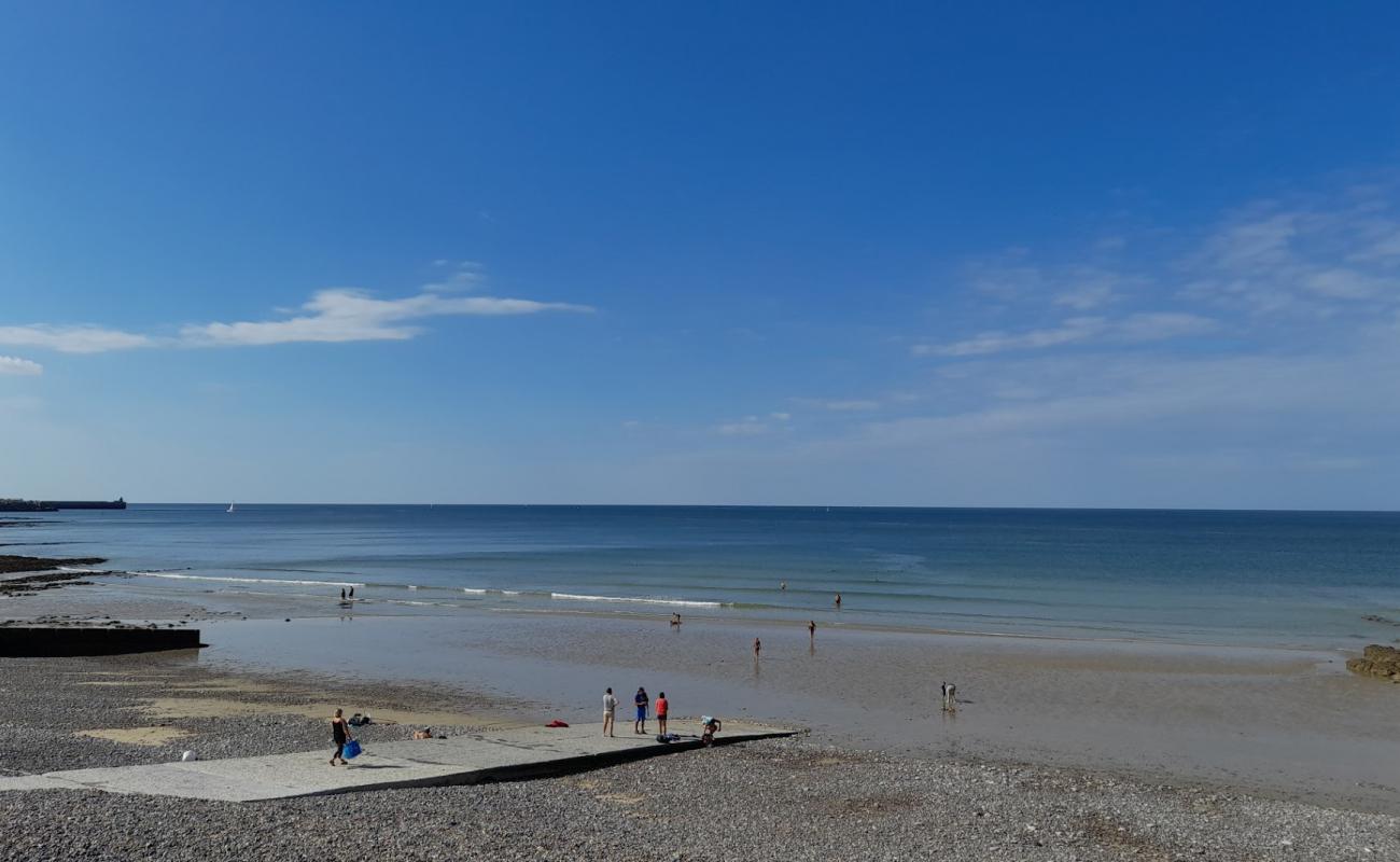 Фото Plage de Puys с серая галька поверхностью