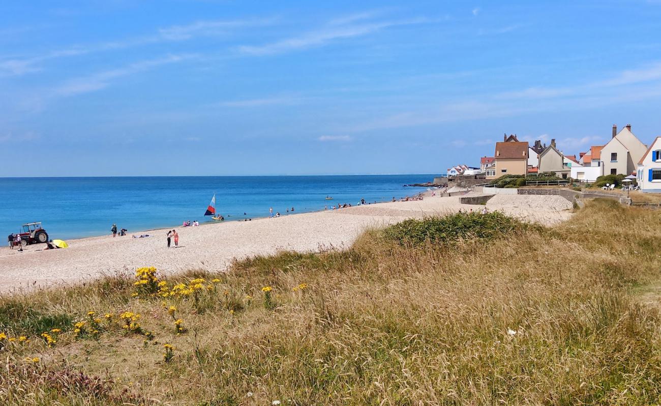 Фото Plage d'Audresselles с белая чистая галька поверхностью