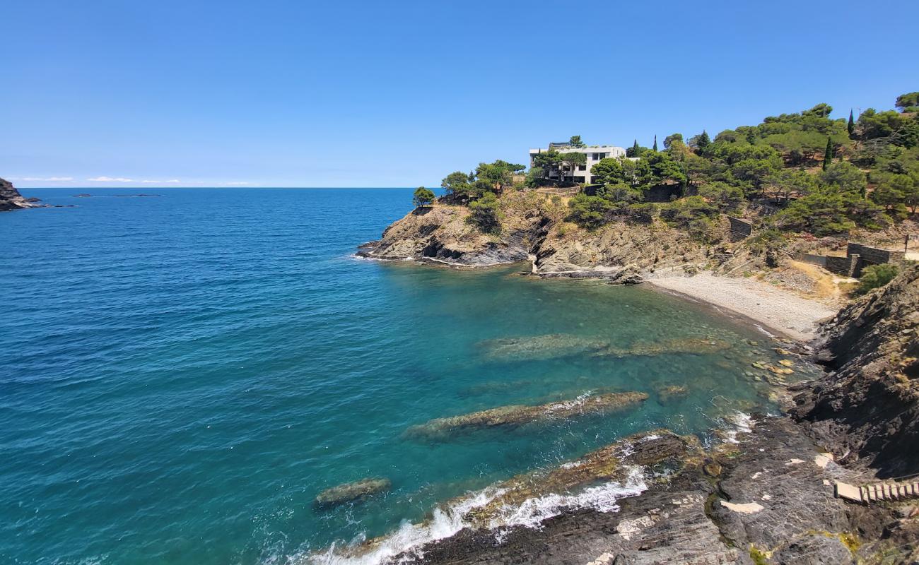 Фото Caleta del Cap de Cervera o El Sorell с серая галька поверхностью