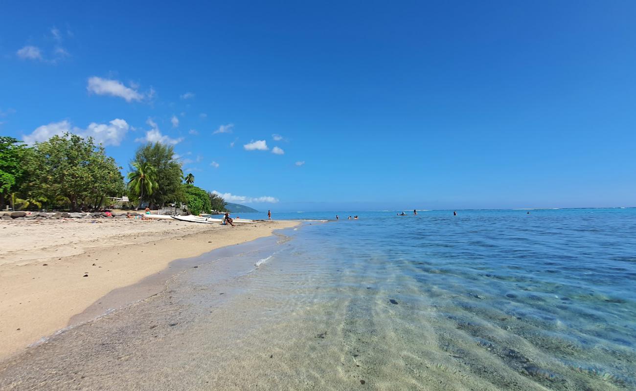 Фото Plage Vaiava с светлый песок поверхностью