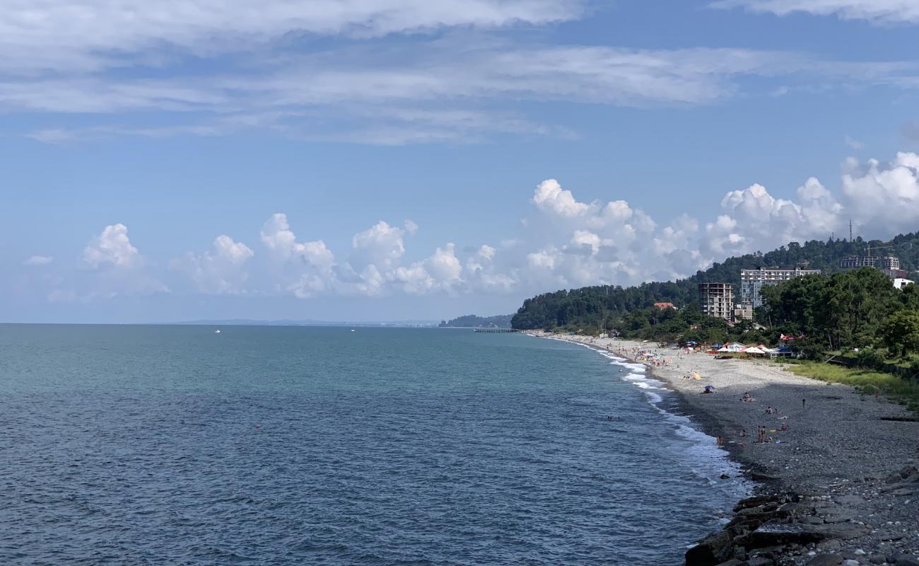 Фото Makhinjauri beach с серая галька поверхностью