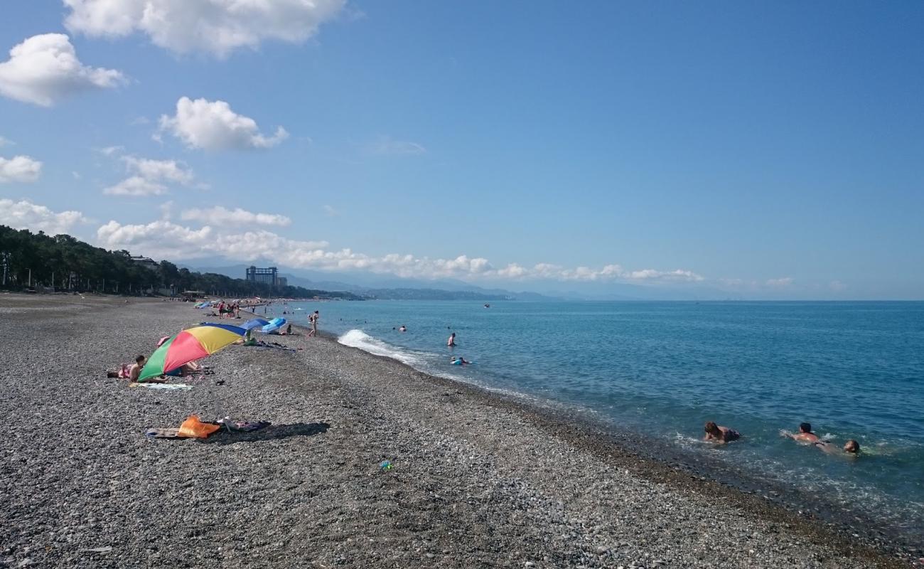 Фото Kobuleti beach III с серая галька поверхностью