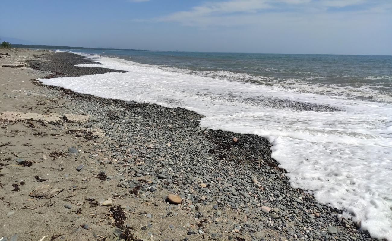 Фото Dghamishi beach с серая галька поверхностью