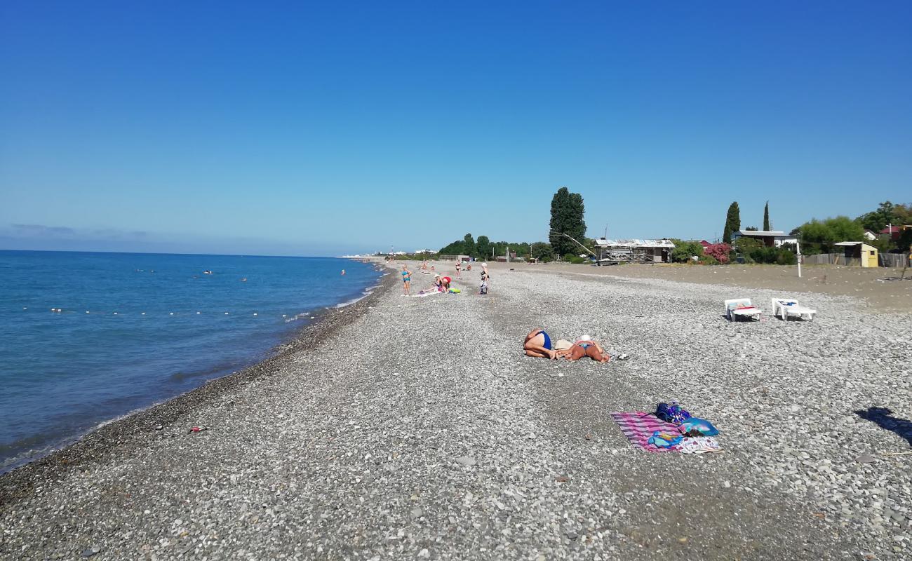 Фото Leselidze beach с светлая галька поверхностью