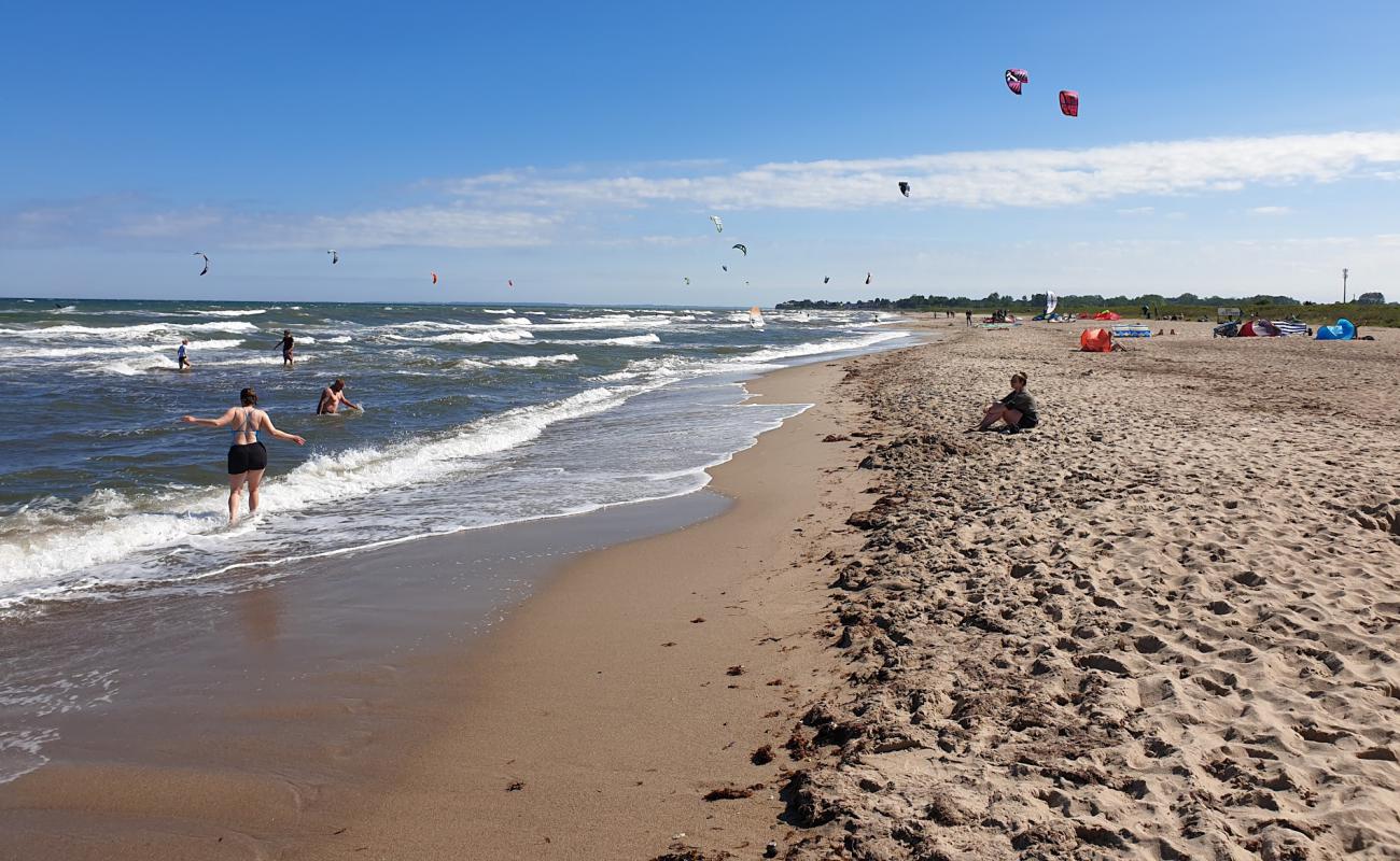 Фото Weidefelder strand с светлый песок поверхностью