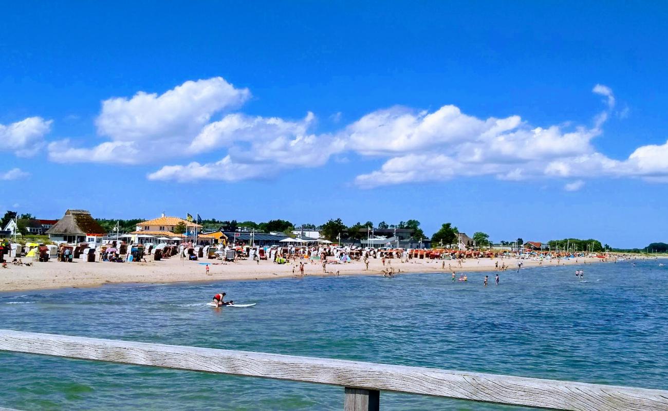 Фото Dahme strand с светлый песок поверхностью