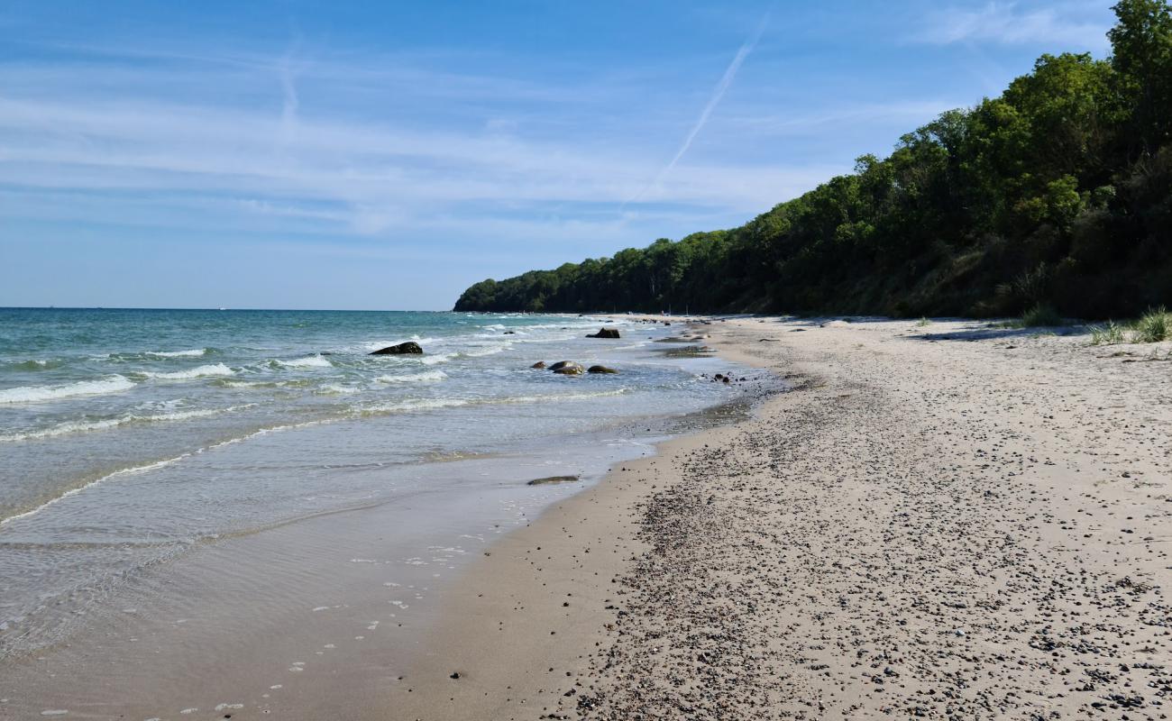 Фото Strand Nordufer с светлый песок поверхностью