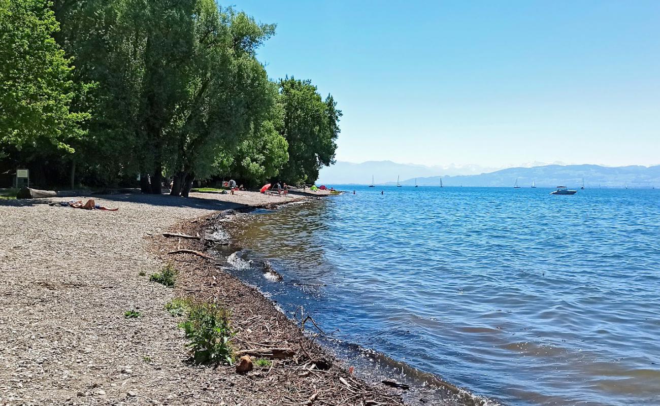 Фото Malerecke Strand с серая галька поверхностью