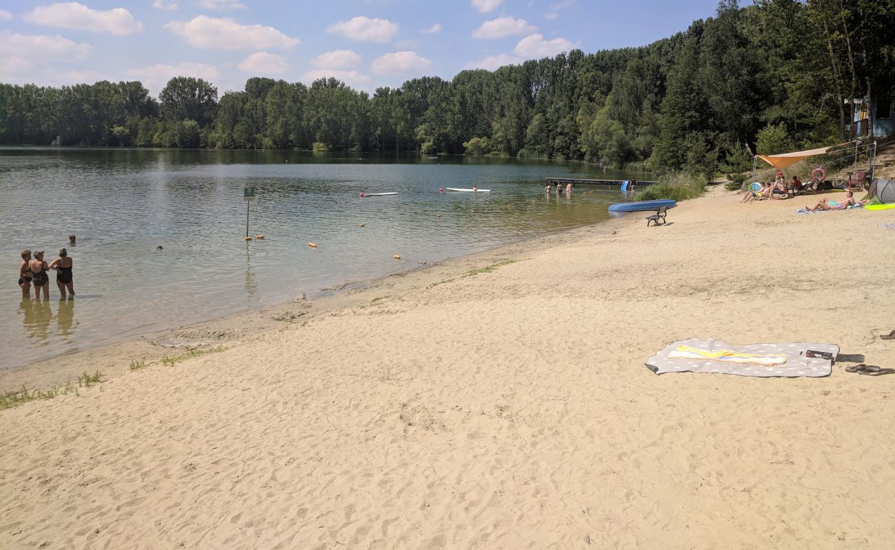 Фото Strandbad Kretzschau с светлый песок поверхностью