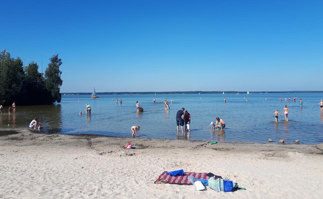 Фото Sandstrand Badeinsel с светлый песок поверхностью