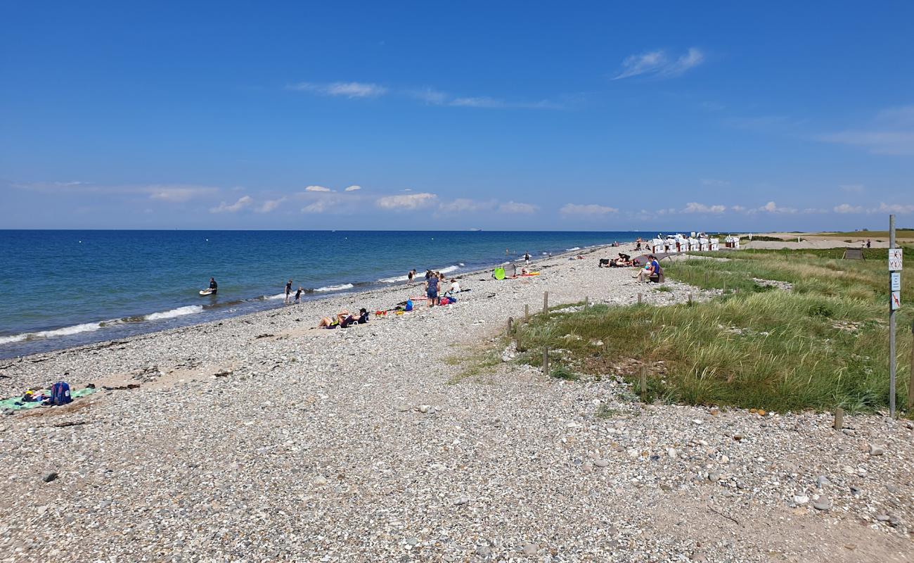 Фото Bojendorfer strand с серая галька поверхностью