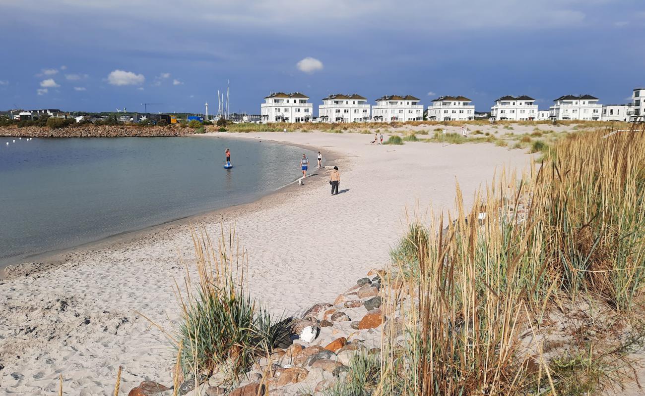 Фото Olpenitz Strand с светлый песок поверхностью