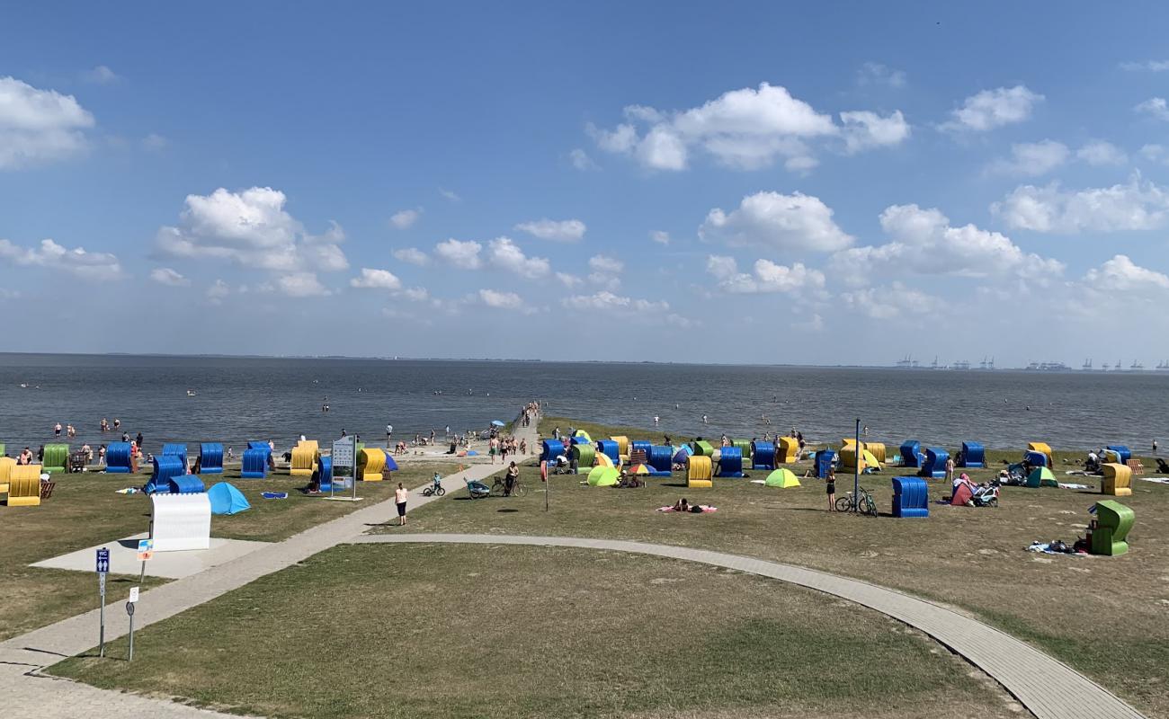 Фото Strand Burhave с светлый песок поверхностью