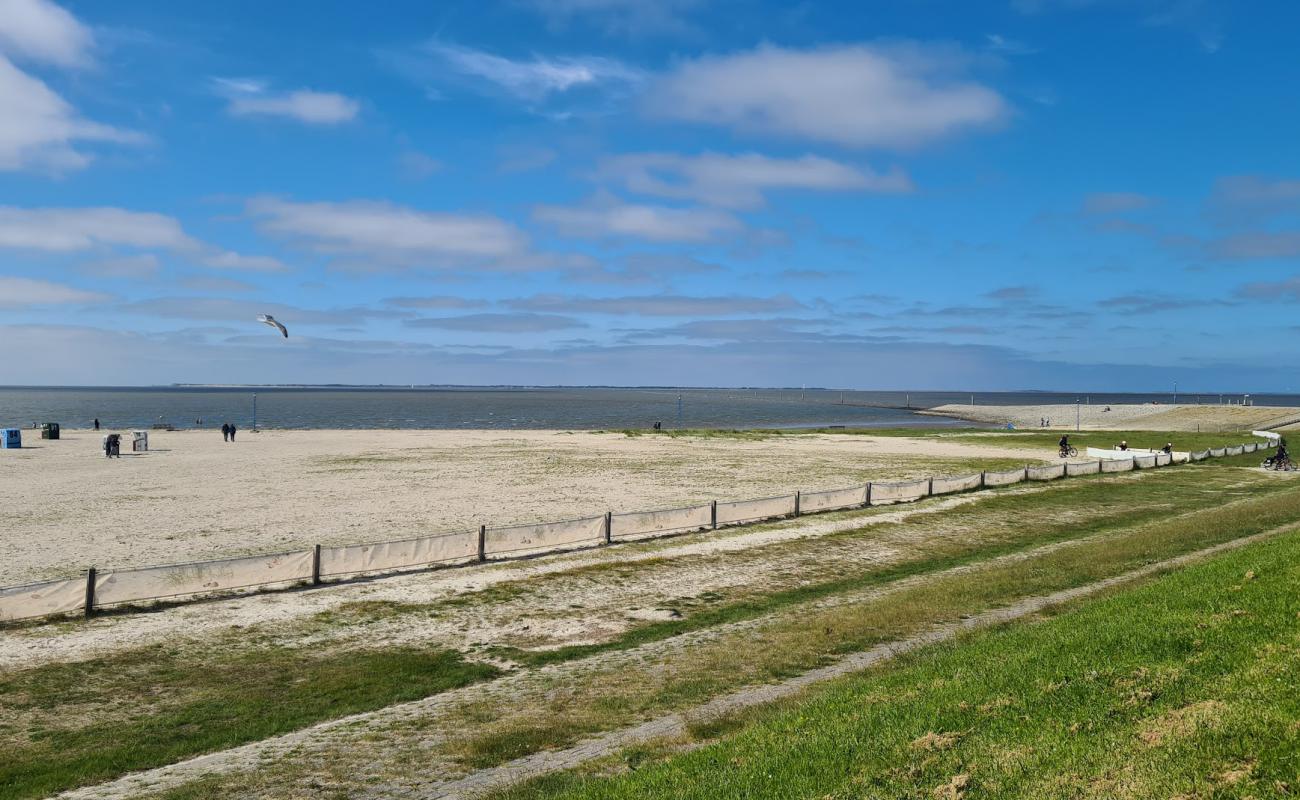 Фото Badestrand Beach с светлый песок поверхностью