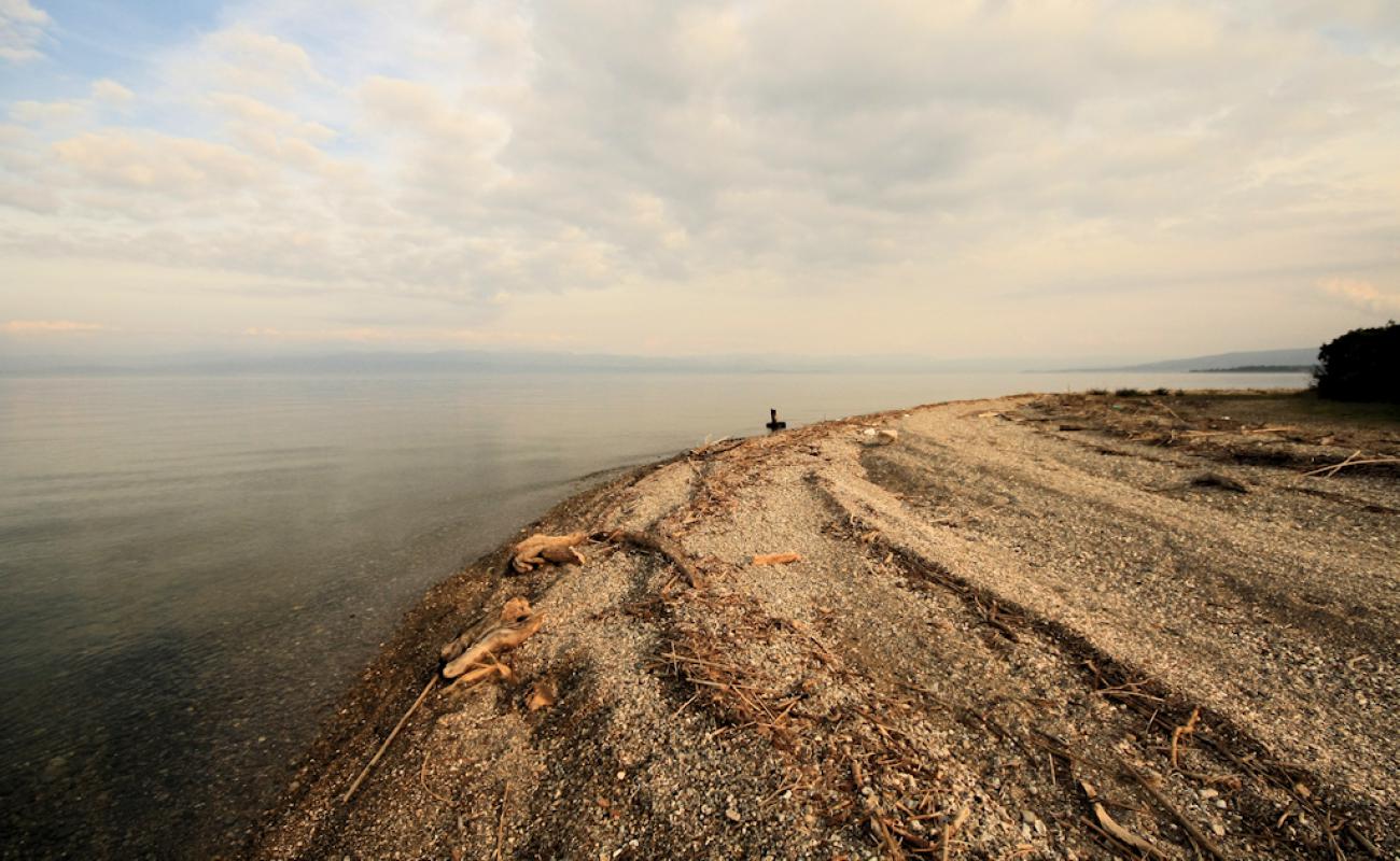 Фото Paliampela beach с песок с галькой поверхностью