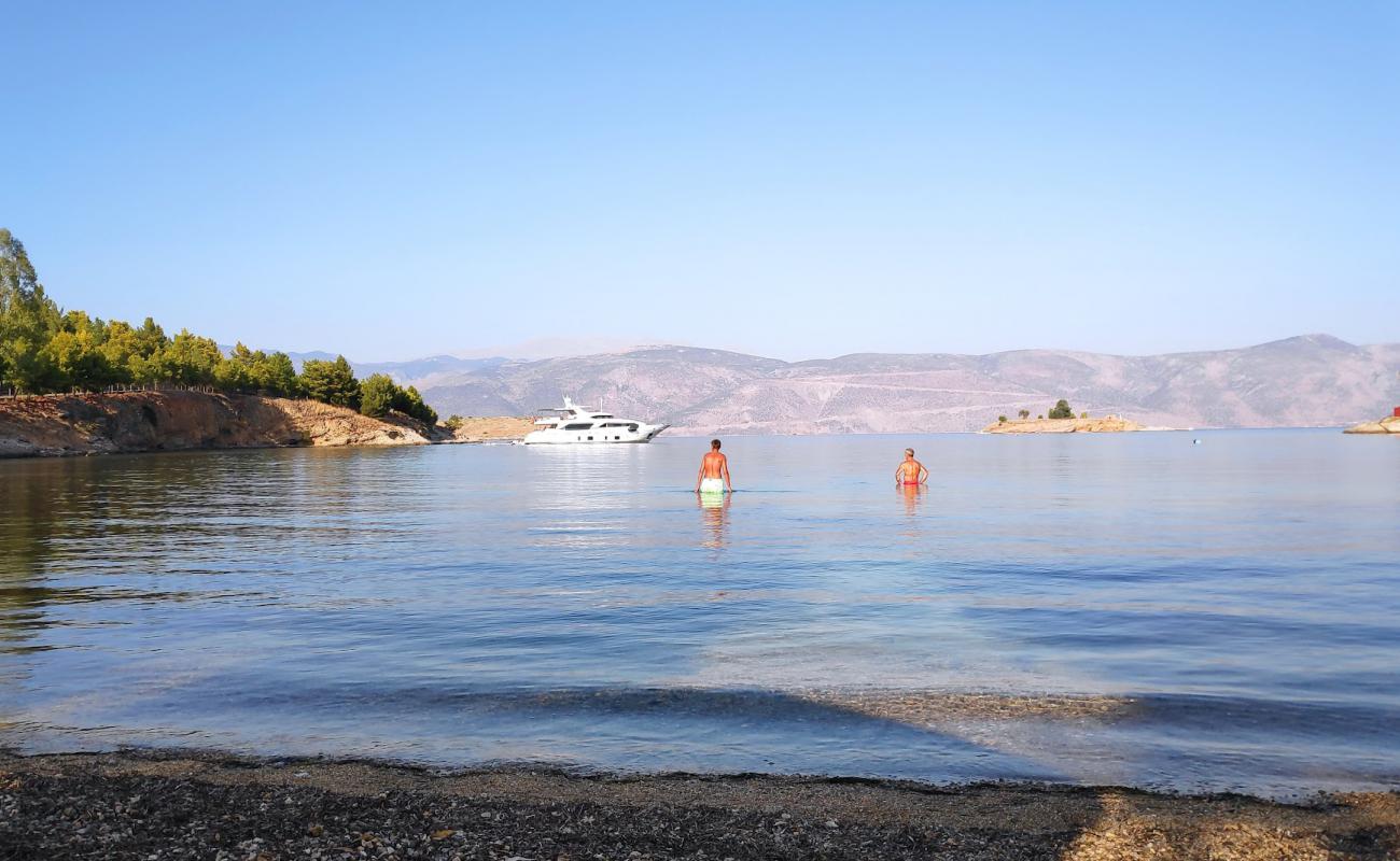 Фото Giannakis beach с светлая галька поверхностью