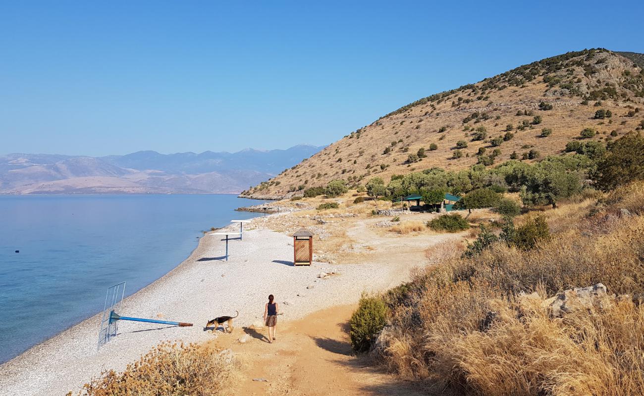 Фото Minas beach с светлая галька поверхностью