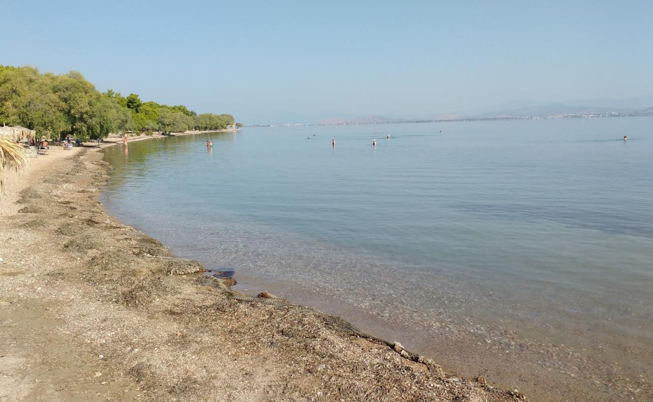 Фото Plaka dilesi beach с песок с галькой поверхностью