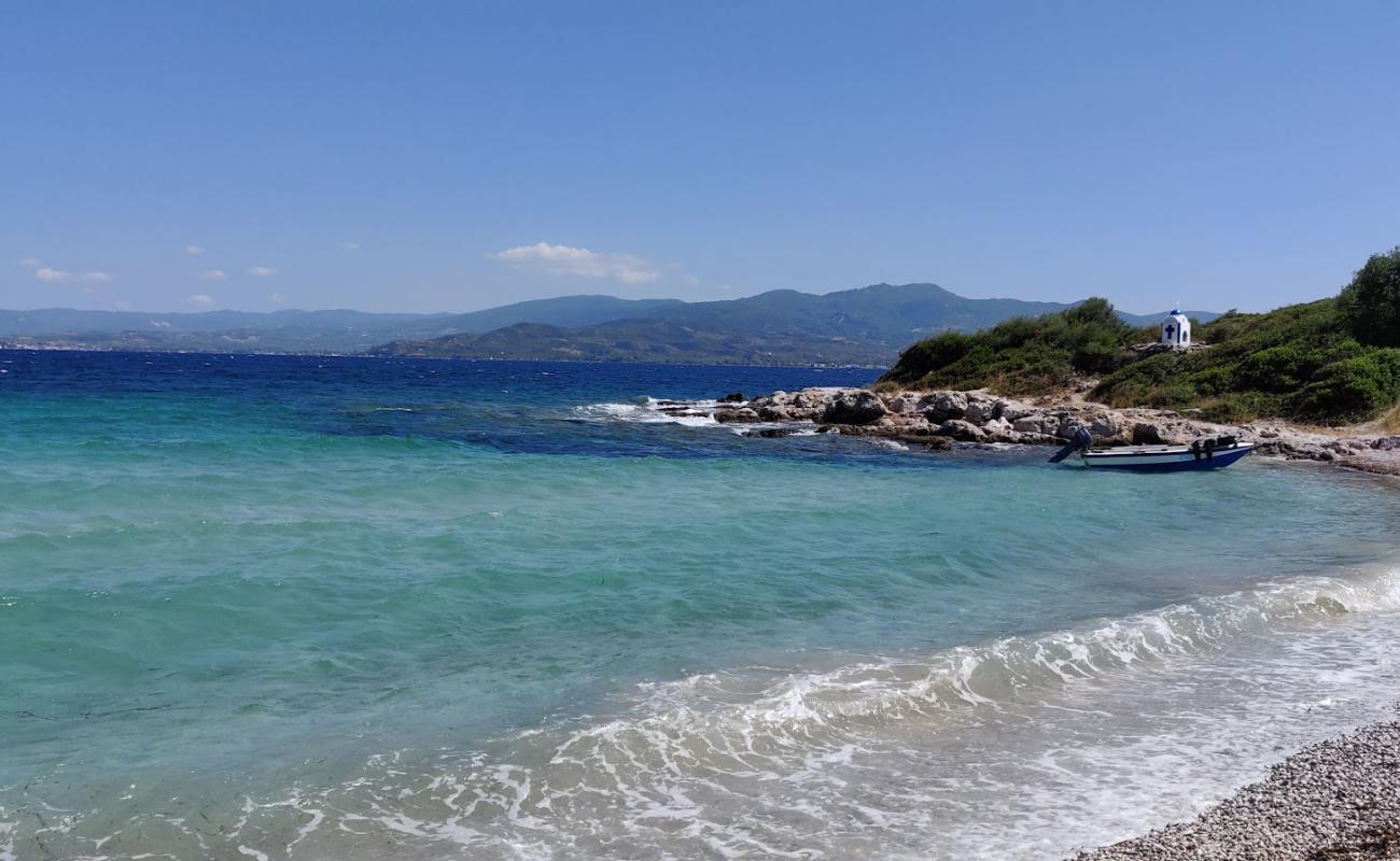 Фото Phaprikezaina beach с белая чистая галька поверхностью