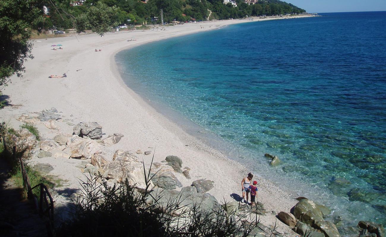 Фото Papa Nero beach с белая чистая галька поверхностью