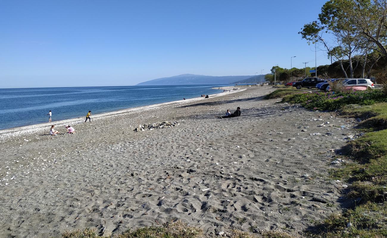 Фото Velika beach с песок с галькой поверхностью