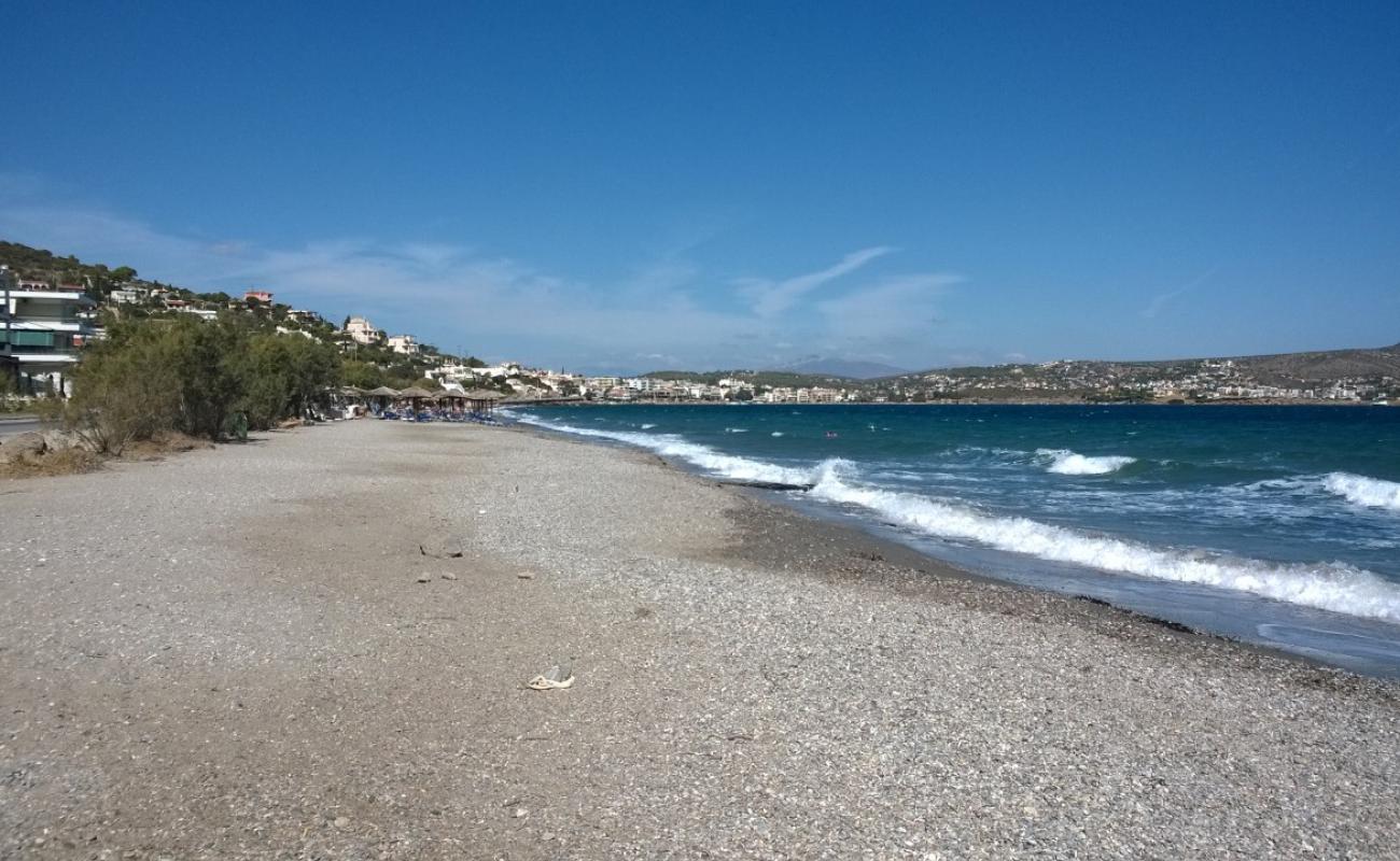 Фото Avlaki beach II с песок с галькой поверхностью