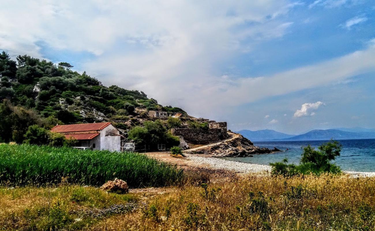 Фото Agia Marina с светлая галька поверхностью