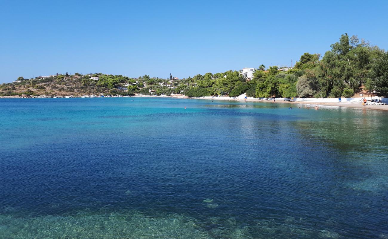 Фото Iliakti Salamis Beach с песок с галькой поверхностью