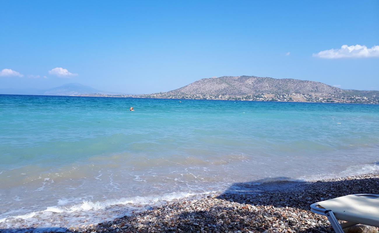 Фото Leof. Eanteiou beach с белая чистая галька поверхностью