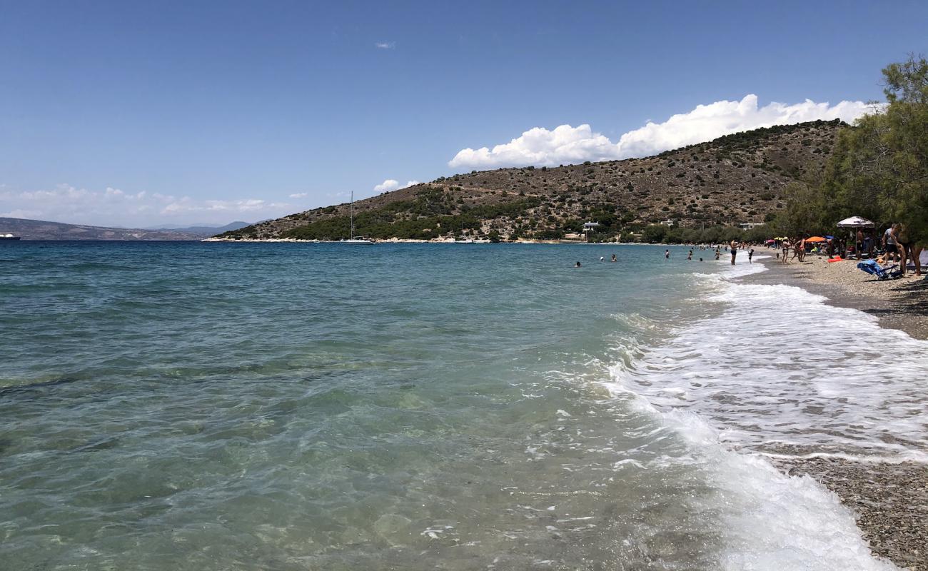 Фото Kanakia beach с белая чистая галька поверхностью