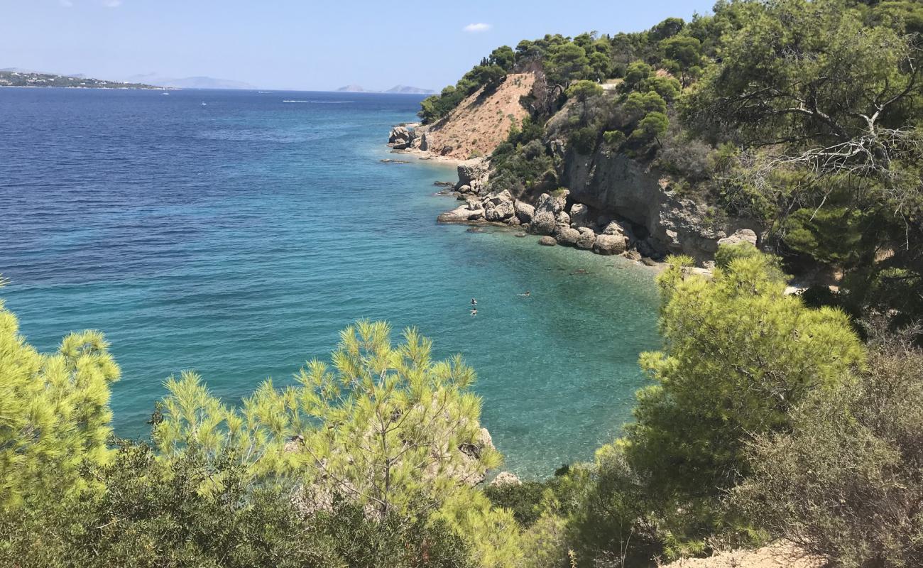 Фото Spetses Beach с светлая галька поверхностью