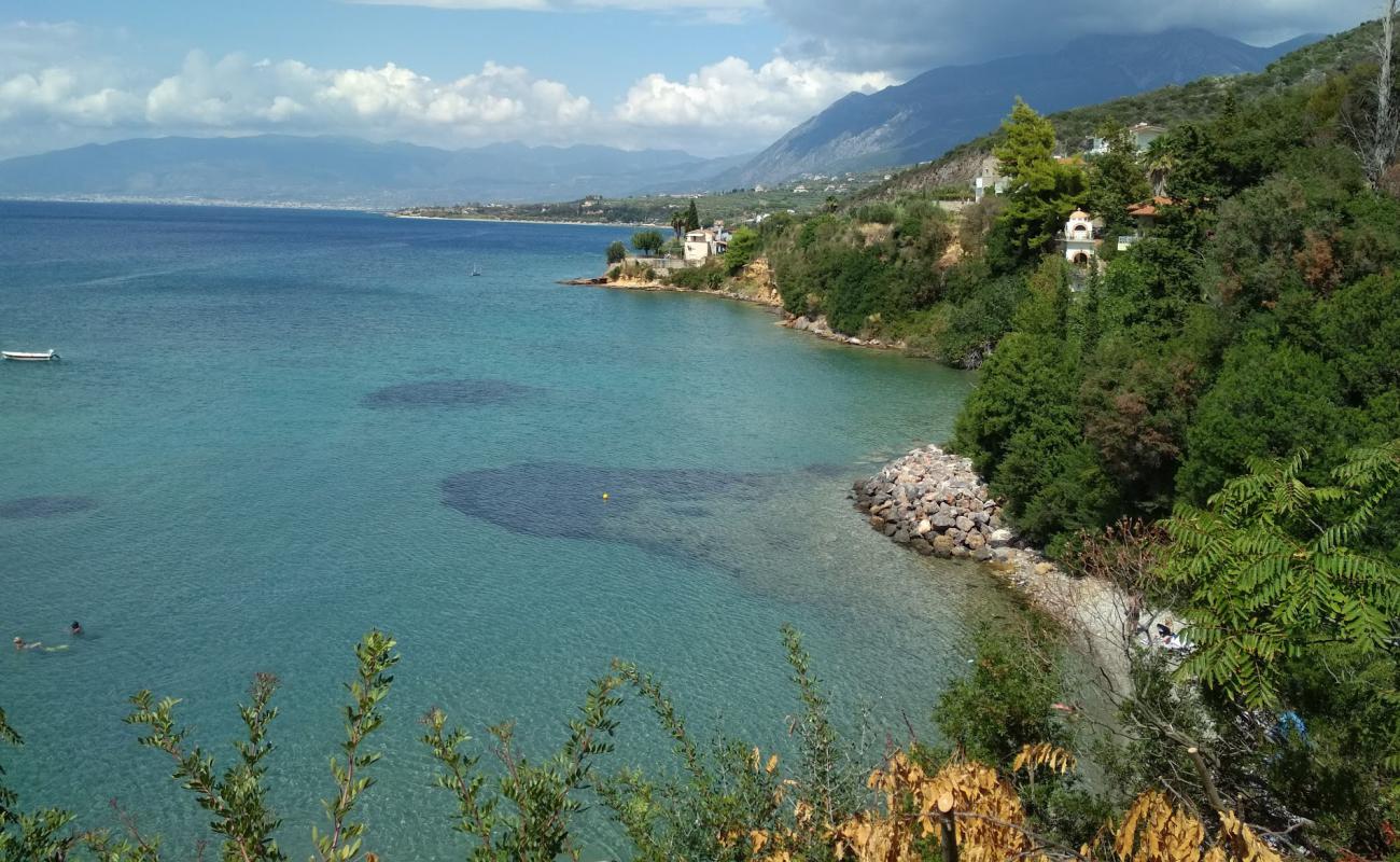 Фото Kitries beach с серая галька поверхностью