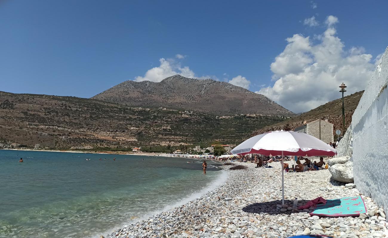 Фото Itilo beach - Tsipa с серая галька поверхностью