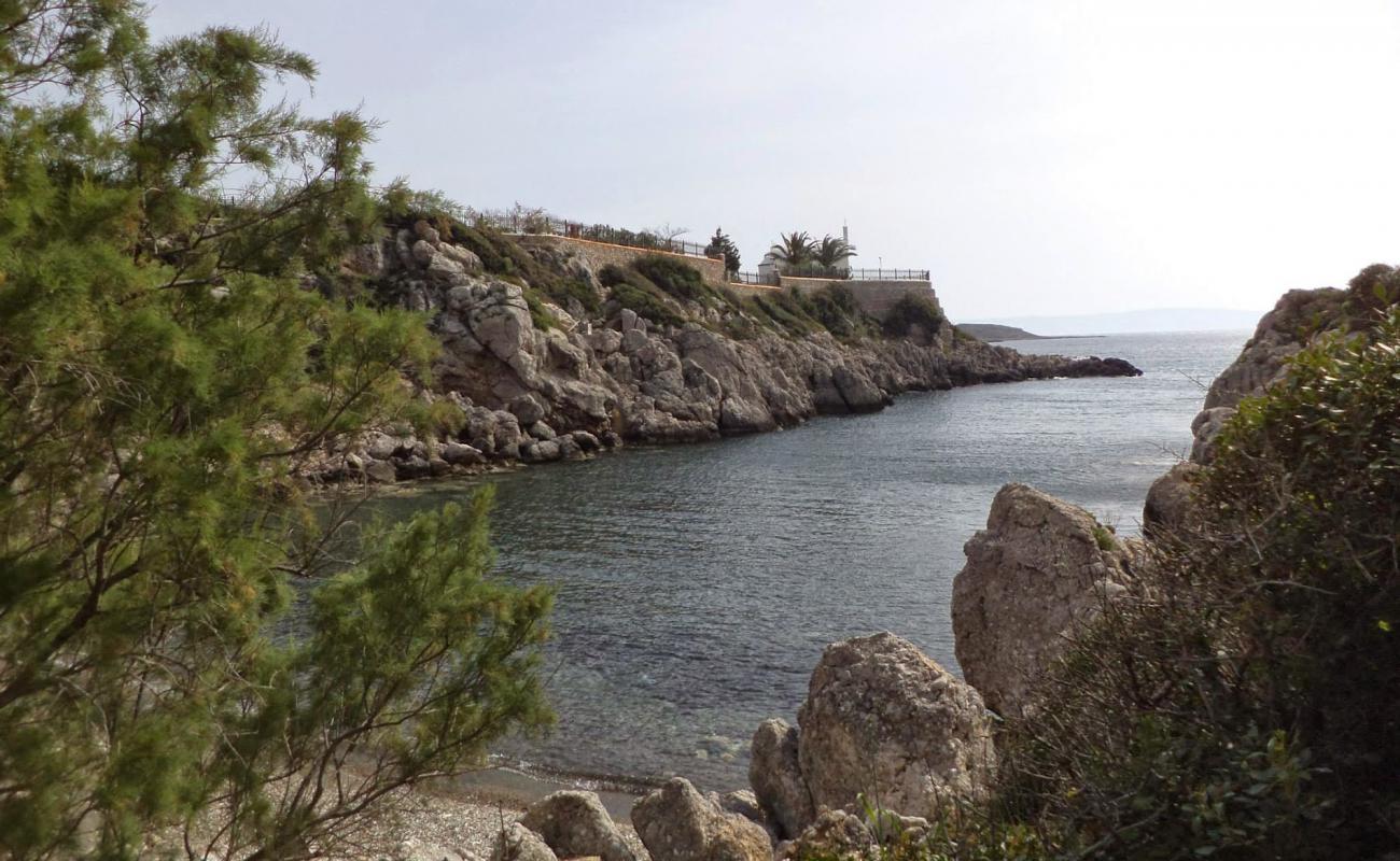 Фото Paleokastro beach с серая галька поверхностью