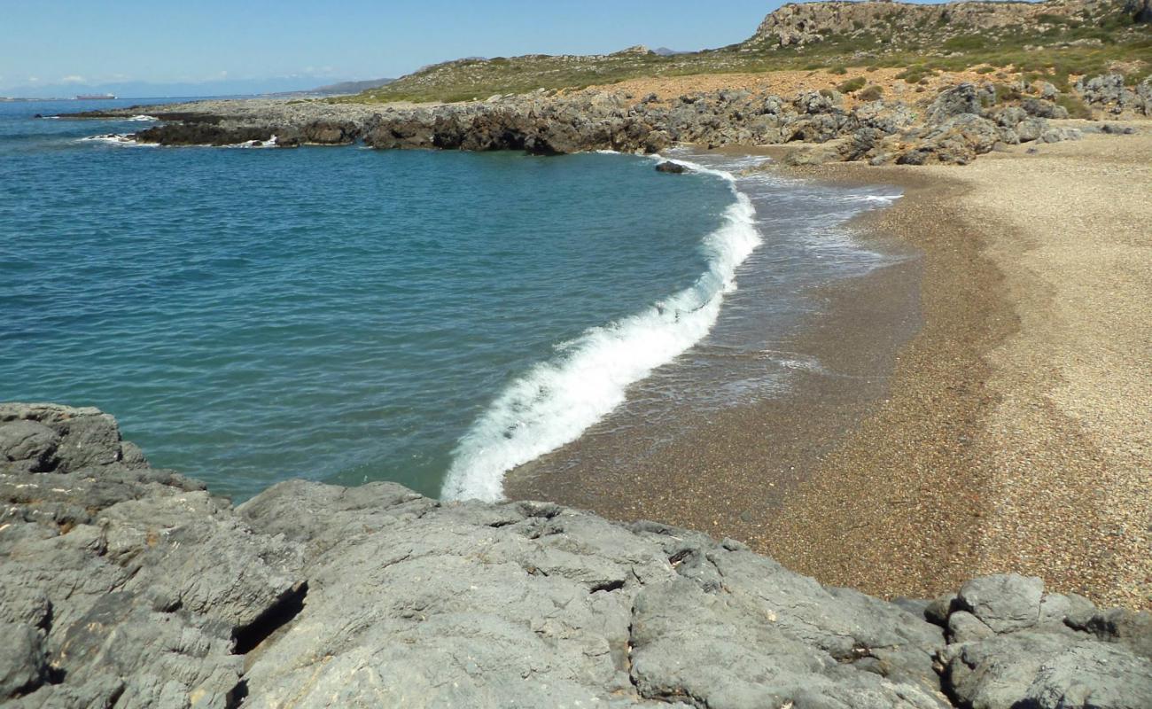 Фото Saint Nicholas beach с серая галька поверхностью