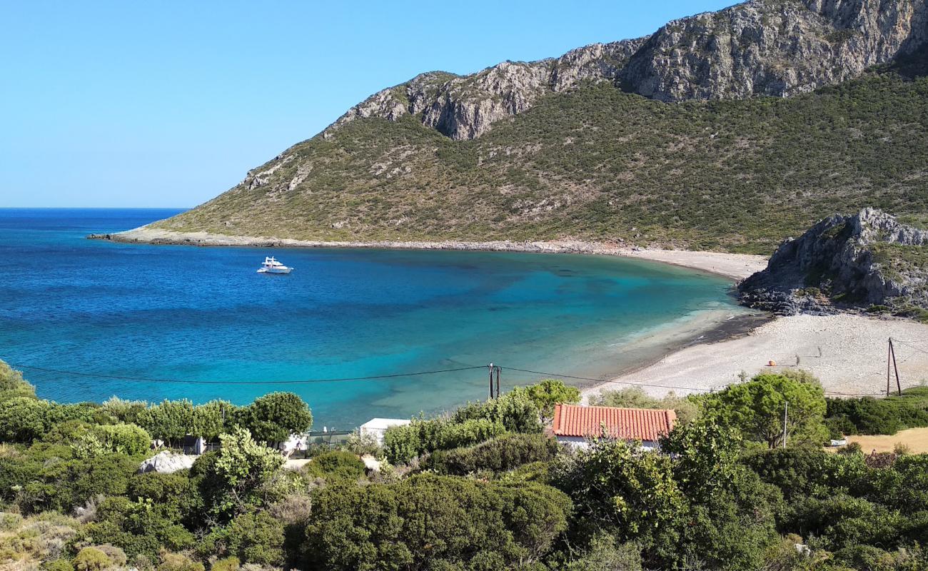 Фото Panagia beach с серая галька поверхностью