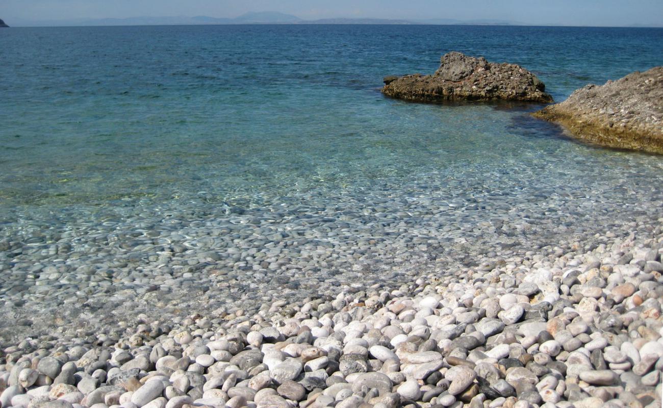 Фото Kapsala beach с серая галька поверхностью