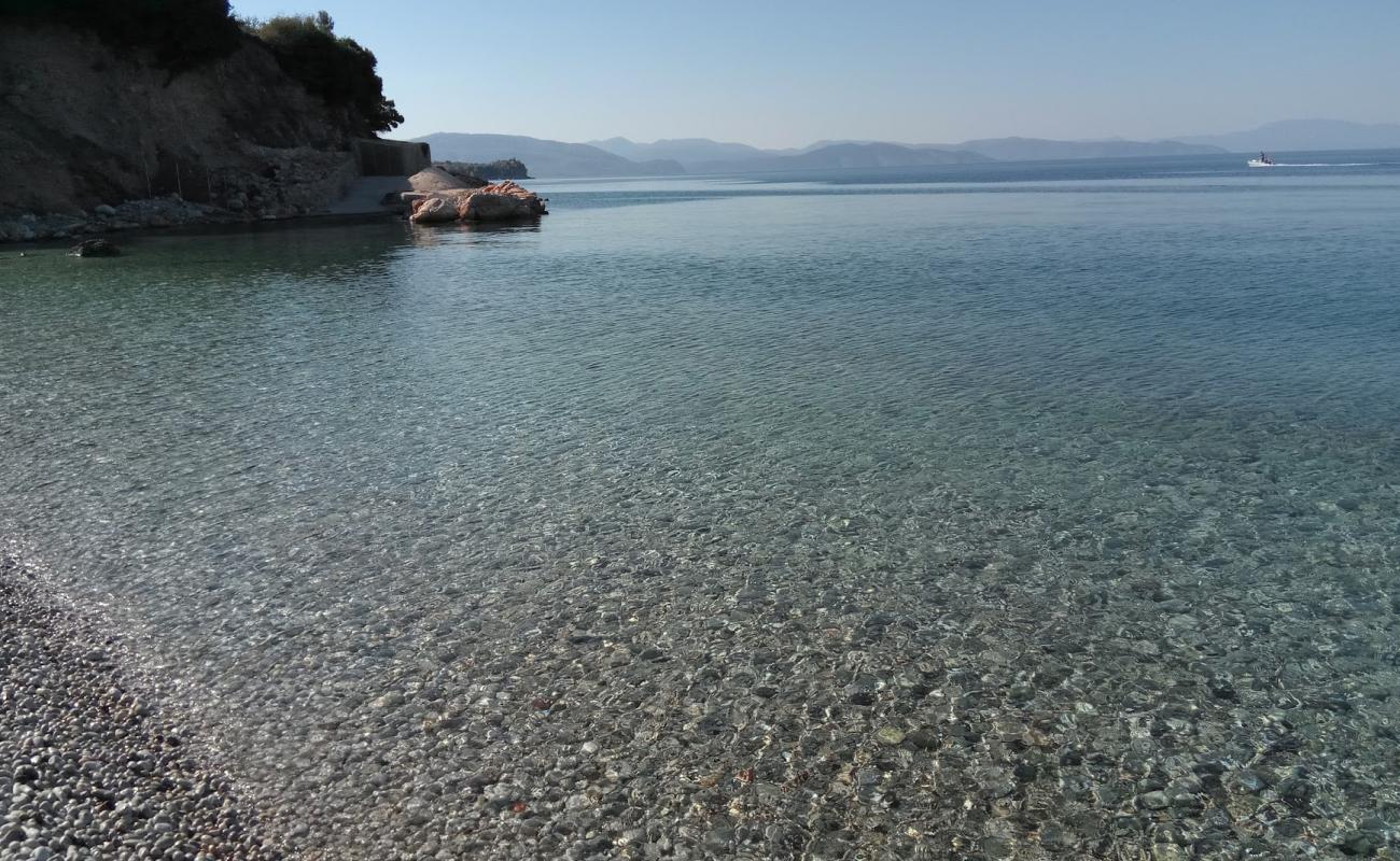 Фото Mylos Beach с светлая галька поверхностью