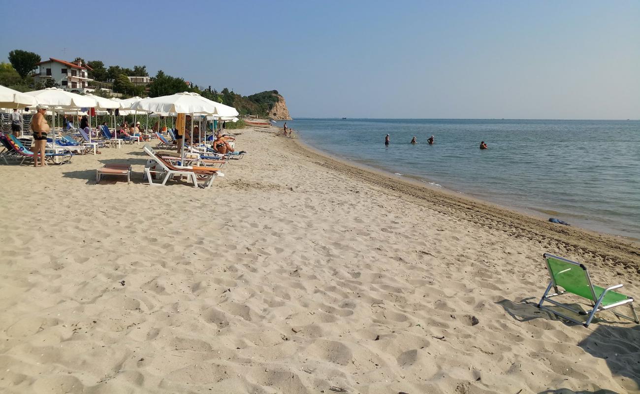 Фото Archea Pydna beach с светлый песок поверхностью