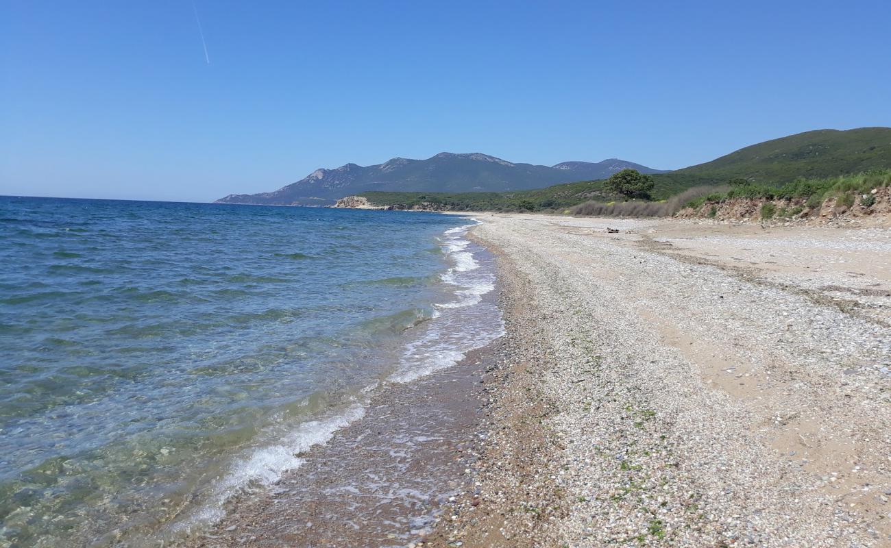 Фото Mesimvria Zoni beach с песок с галькой поверхностью