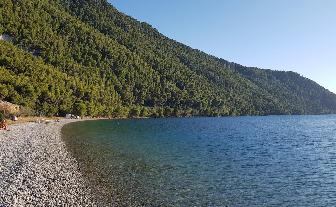 Фото Crocidas beach с серая галька поверхностью