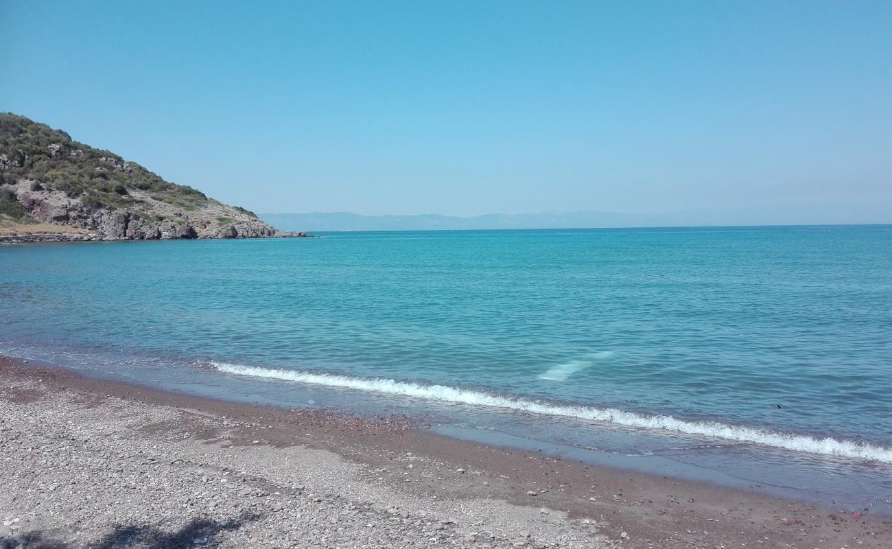 Фото Lagadas beach с светлая галька поверхностью