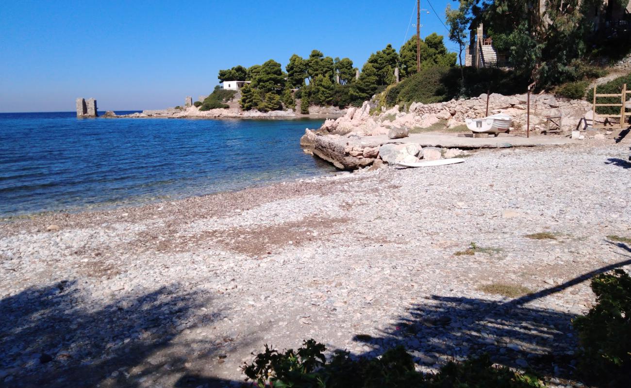 Фото Atsitsa beach с светлая галька поверхностью