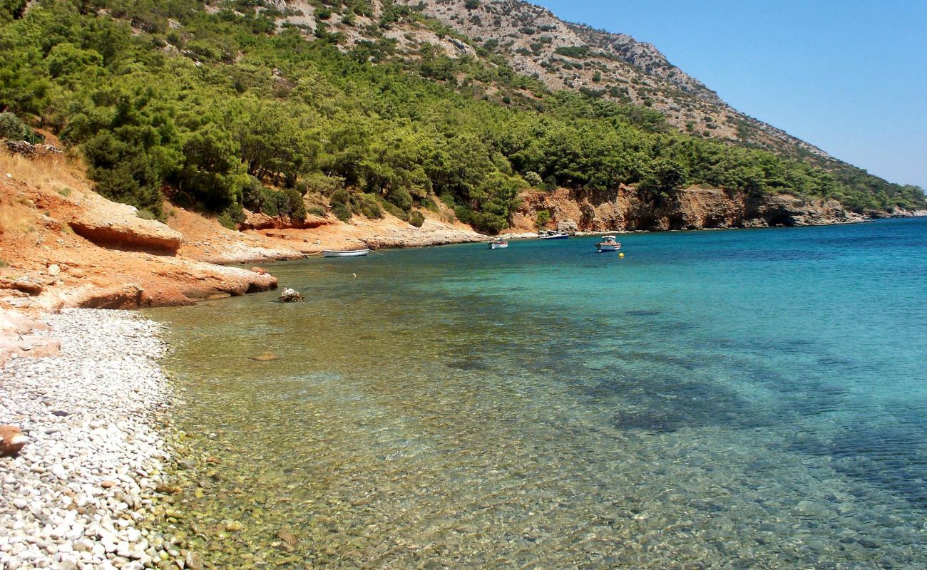 Фото Sidera beach с светлая галька поверхностью