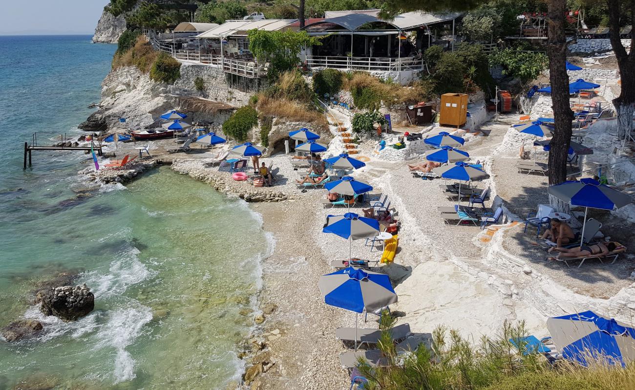 Фото Pappa beach с белая галька поверхностью