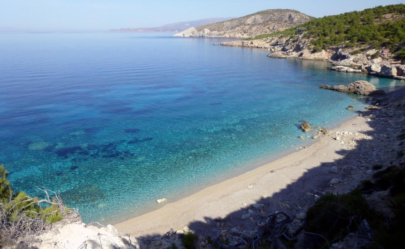 Фото Tigani Beach II с светлая галька поверхностью